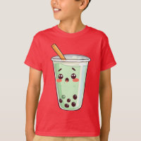 Cute Kawaii Boba Tea Bubble Tea Character Matcha G