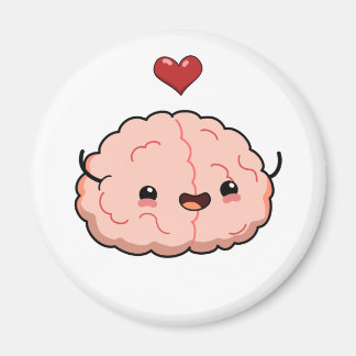 Cute Kawaii Brain Magnet