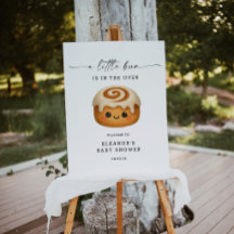 Cute Kawaii Bun in the Oven Baby Shower Welcome