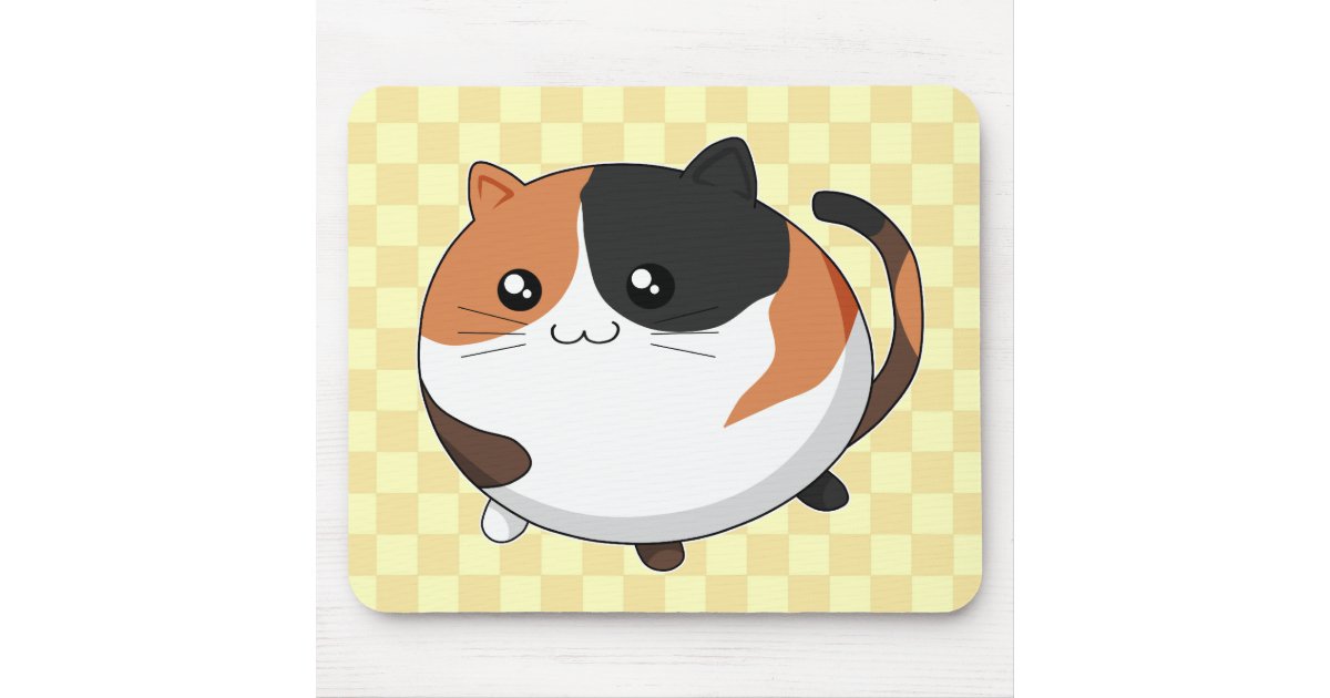 Cute Kawaii Calico Kitty Cat Mouse Pad Zazzle Co Nz Turn your home, office, or studio into an art gallery, minus the snooty factor. cute kawaii calico kitty cat mouse pad zazzle co nz