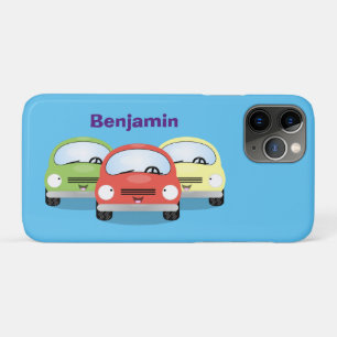 Cute kawaii cars cartoon illustration Case-Mate iPhone case
