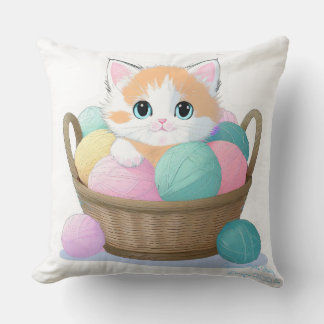 Cute kawaii cat cushion