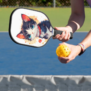 Cute Kawaii Cat for Cat Lovers  Pickleball Paddle
