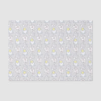 Cute Kawaii Cat Pattern Grey Yellow Pattern