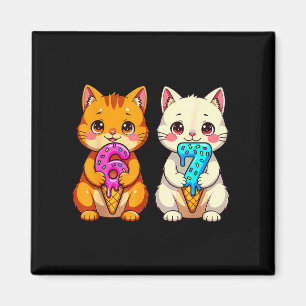 Cute Kawaii Cats Neko 67 Drip Meme Funny Six Seven Magnet