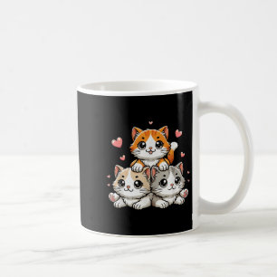 Cute Kawaii Cats Neko Funny Kitten Cat Lover Gift Coffee Mug