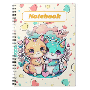 Cute Kawaii Cats Notebook