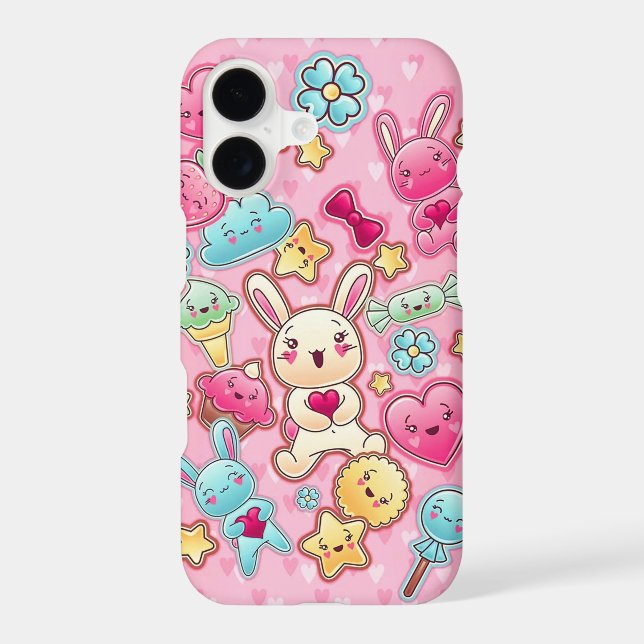 Cute Kawaii Characters Case-Mate iPhone (Back)