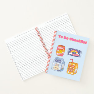 Cute Kawaii checklist ✨💗🌸  Notebook