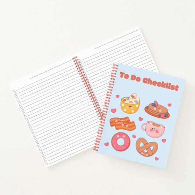 Cute Kawaii checklist ✨💗🌸  Notebook (Inside)