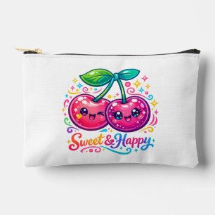 Cute Kawaii Cherries Garden Pouch