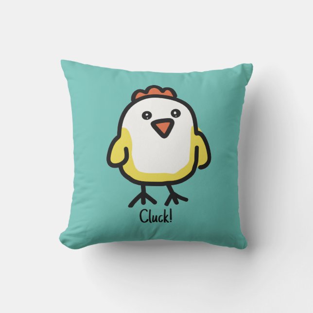 Cute Kawaii Chicken Chick Cushion (Front)