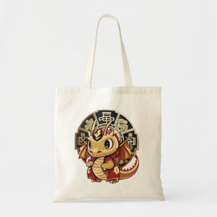 Cute Kawaii Chinese Dragon Asian Zodiac Lunar New Tote Bag