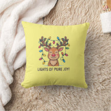 Cute Kawaii Christmas Reindeer Lights of Pure Joy