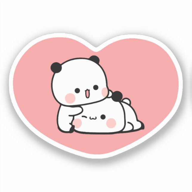 Cute Kawaii Chubby Mochi Panda bear  (Front)