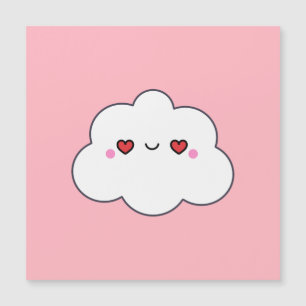 Cute Kawaii Cloud Heart Eyes Nursery Birthday Gift