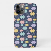 Cute Kawaii Cloud Pattern 