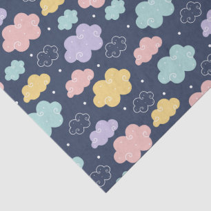 Cute Kawaii Cloud Pattern Tissue Paper