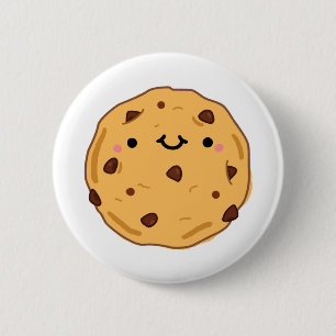Cute Kawaii Cookie 6 Cm Round Badge