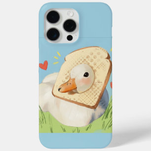 Cute Kawaii Duck Bread Head Pastel iPhone Case