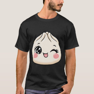 Cute Kawaii Dumpling Face Halloween Costume T-Shirt