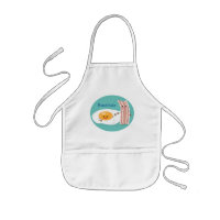 Cute kawaii egg and bacon cartoon illustration