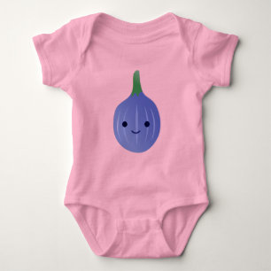 Cute Kawaii Fig Baby Bodysuit