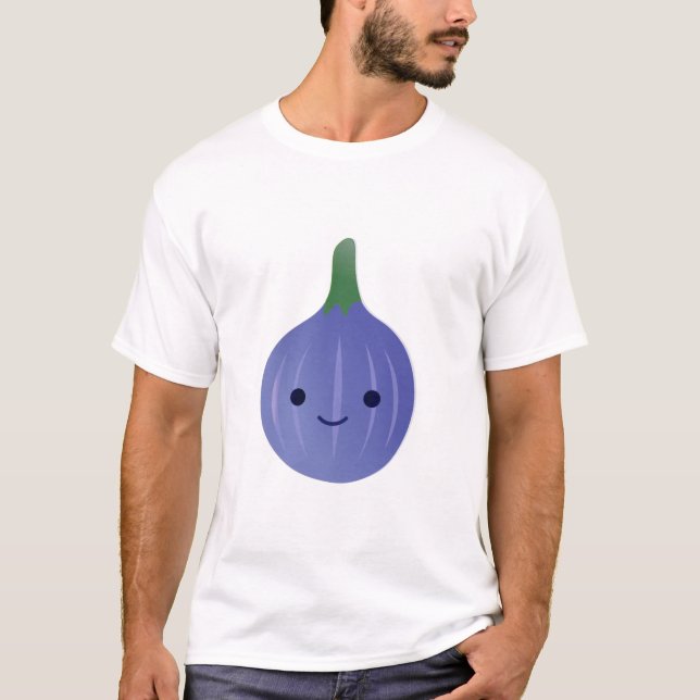 Cute Kawaii Fig T-Shirt (Front)