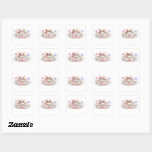 Cute Kawaii Follow Us Cat Pastel Pink Social Media