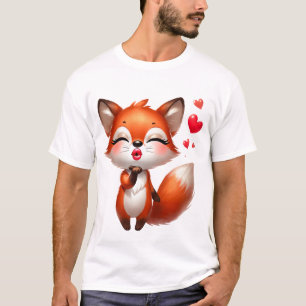 Cute Kawaii Fox – Adorable Cartoon Fox T-Shirt