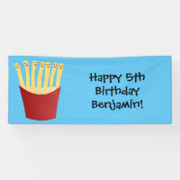 Cute kawaii fries fast food cartoon illustration