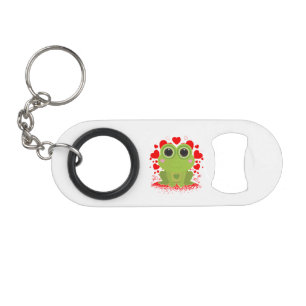 Cute Kawaii Frog Hearts XOXO Love-Themed Animal