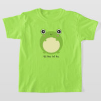 Cute Kawaii Frog with Personalised Text and Photo