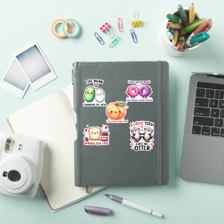Cute Kawaii Funny Puns Sticker Pack 3