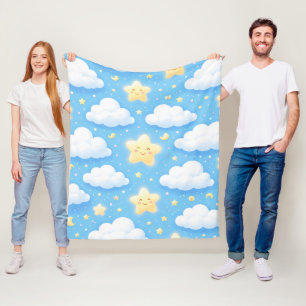 Cute Kawaii Graphic Fleece Blanket