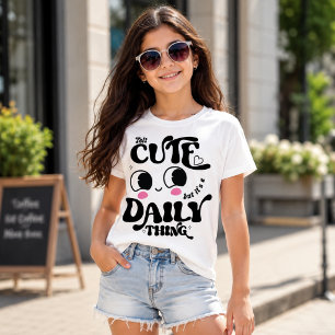 Cute Kawaii Graphic Tee for Girls