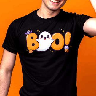 Cute Kawaii Halloween “BOO!” Ghost T-Shirt