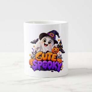 Cute Kawaii Halloween Ghost Mug – Adorable Spooky