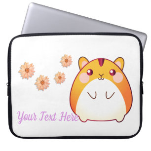 Cute Kawaii Hamster Custom Laptop Sleeve
