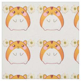 Cute Kawaii Hamster Fabric
