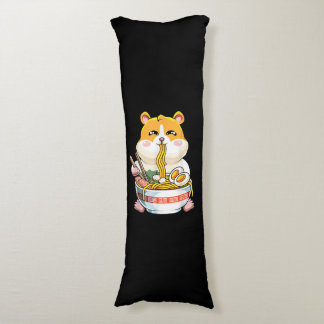 Cute Kawaii Hamster Ramen Anime Body Cushion