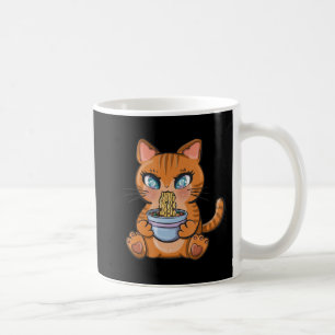 Cute Kawaii Japanese Anime Cat Ramen Gift Coffee Mug