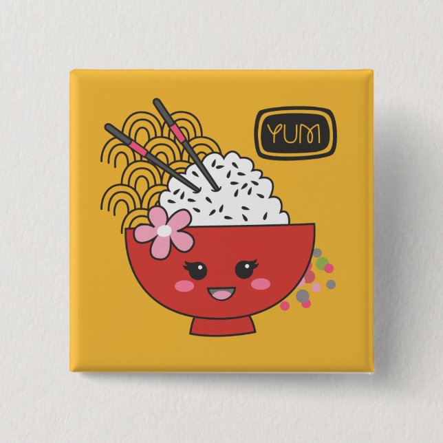 Cute Kawaii Japanese Food Pin (Front)
