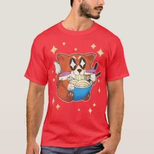 Cute Kawaii Japanese Ramen Fo Anime Manga Graphic  T-Shirt