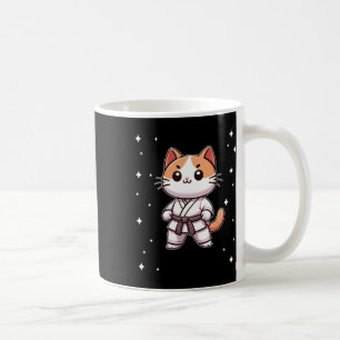 Cute Kawaii Karate Cat Martial Arts For Men Women Coffee Mug