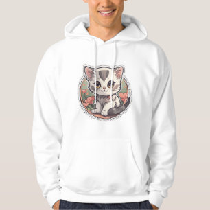 Cute Kawaii Kitten   Hoodie