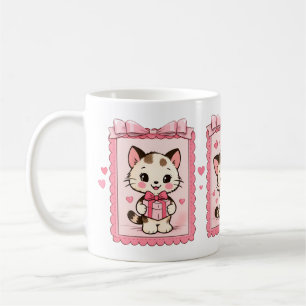 Cute Kawaii Kitten Love Mug