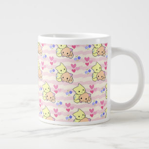 Cute Kawaii Kittens Pink Pastel Ceramic Coffee Mug