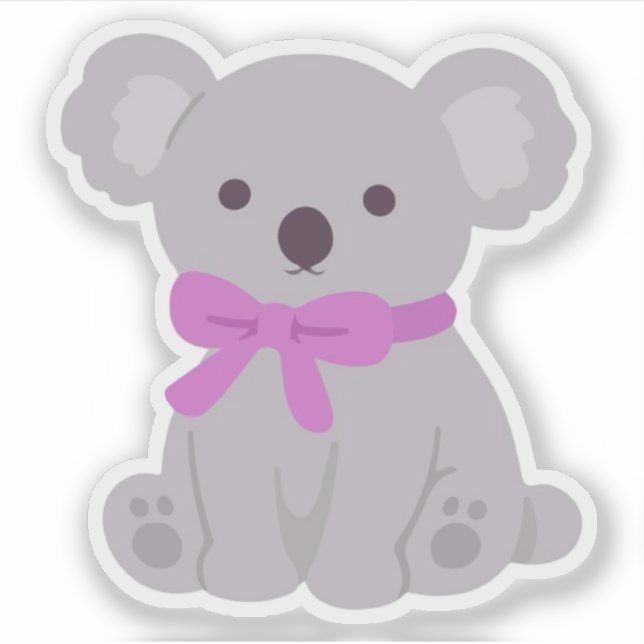 Cute Kawaii Koala Bear Pastel Animal Design (Front)