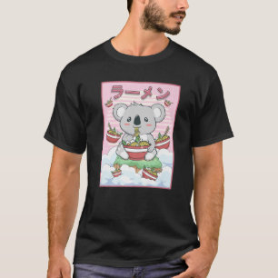 Cute Kawaii Koala Bear Ramen Noodles T-Shirt